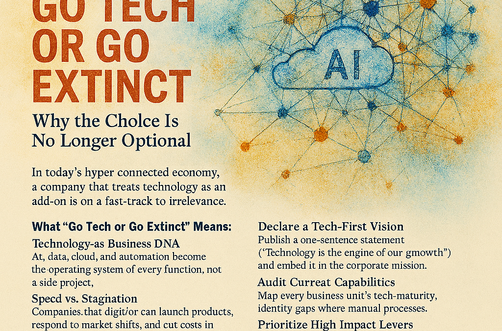 Dear CEO – Go Tech or Go Extinct – Why the Choice Is No Longer Optional