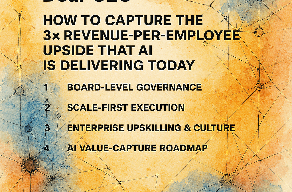 Dear CEO – How to Capture the 3× Revenue‑Per‑Employee Upside That AI Is Delivering Today