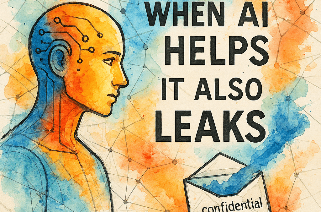 Dear CEO – When AI Helps It Also Leaks – What Happens to Your Corporate Secrets