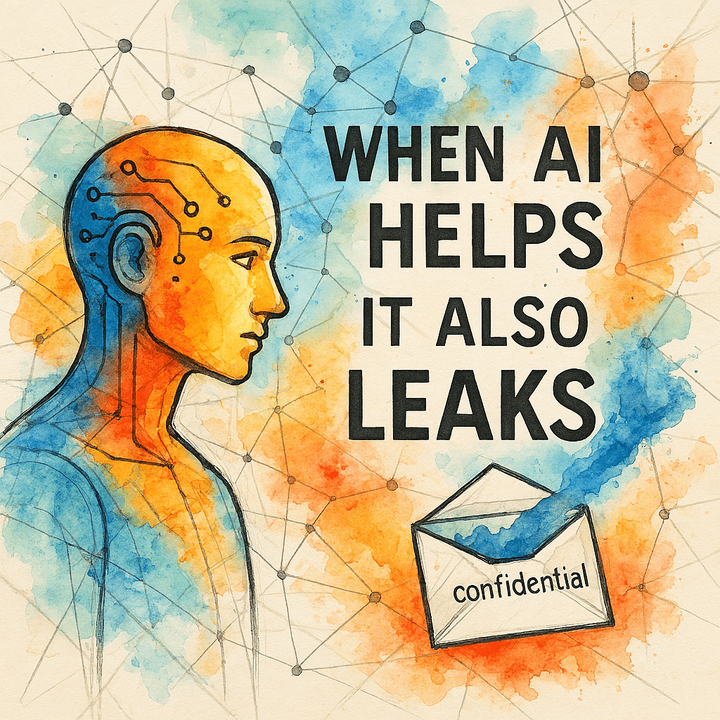 Dear CEO – When AI Helps It Also Leaks – What Happens to Your Corporate Secrets