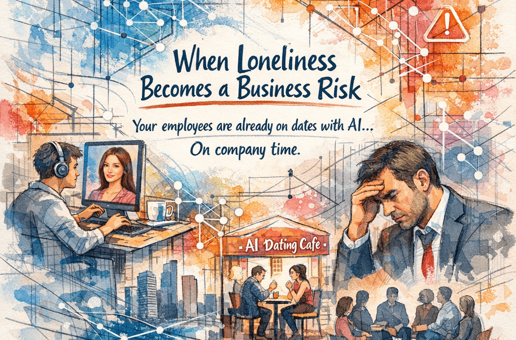Dear CEO – When Loneliness Becomes a Business Risk – The Rise of AI Dating Cafés and What CEOs Must Do