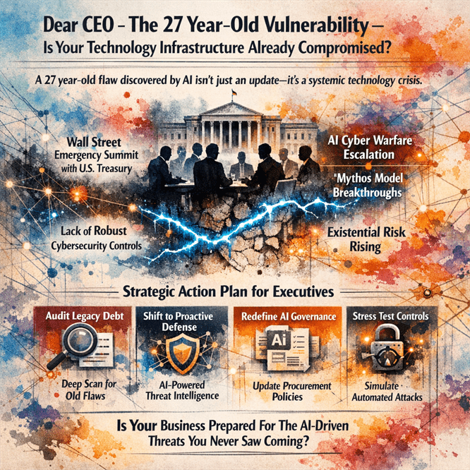 Dear CEO – The 27 Year-Old Vulnerability – Is Your Technology Infrastructure Already Compromised